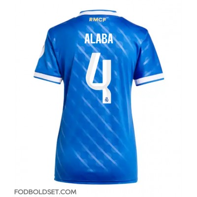 Real Madrid David Alaba #4 Tredjetrøje Dame 2025-26 Kortærmet Real Madrid David Alaba #4 Tredjetrøje Dame 2025-26 Kortærmet